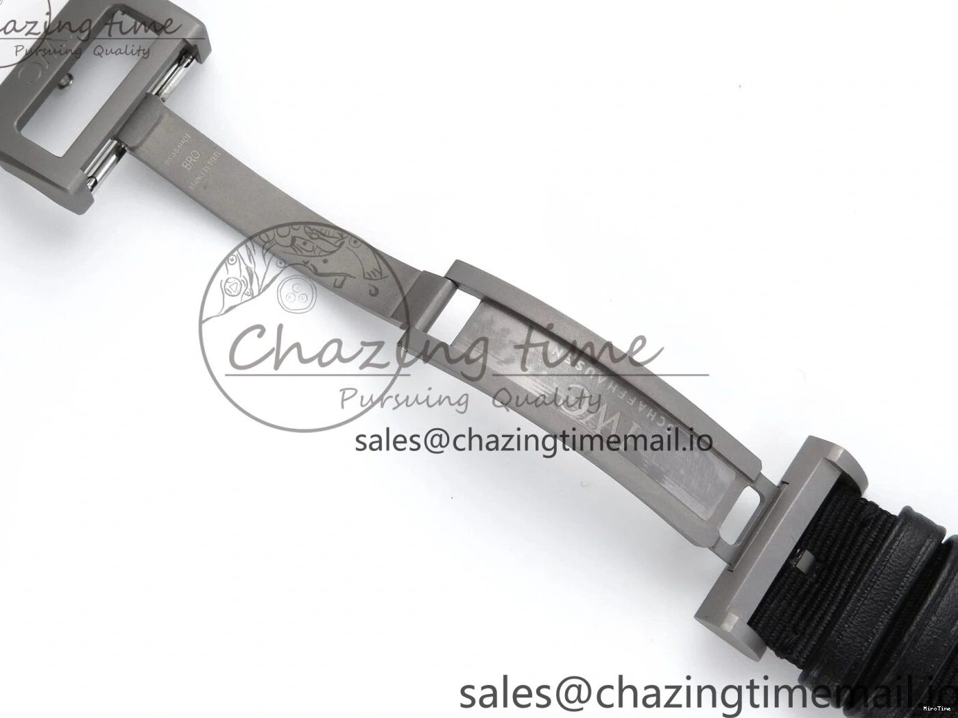 MIROTIME 1229 Durable Pilot Top Gun IW326901 M+F 1:1 Best Edition Black Dial on Black Nylon Strap MY 7003